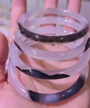 Ice Seed Chalcedony Agate Bracelet Fine Handring Jewellry