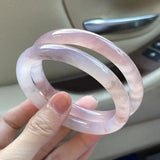 Natural Hetian Silk Jade Bracelet Bangle Handring Jewelry