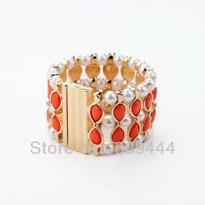 Colorful Glass Stone Bracelet