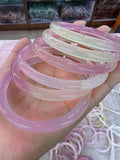 Natural Agate Bracelet Rare Ice Seed Small Round Bar Jade Fine Jewelry