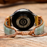 Amazonite Stones Watch Strap Bohemian Watch Band
