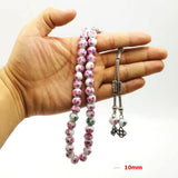 Ceramics Tasbih Porcelain accessories Muslim tesbih Metal tassels