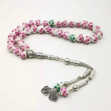Ceramics Tasbih Porcelain accessories Muslim tesbih Metal tassels