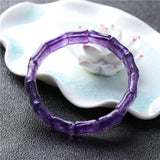 Lavender Purple Crystal Bracelet for Women with Lucky Beauty Charms