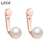 Laya 925 Silver Natural Freshwater Pearl Earrings For Women