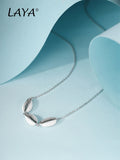 Laya 925 Silver Conch Enamel Necklace for Women
