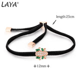 925 Silver CZ Enamel Frog Bracelet For Women