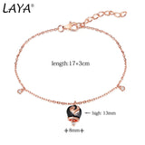 Laya Silver Bracelet 925 Sterling Silver CZ Fine Jewelry Enamel