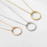Layered Chain Pearl Roundness Necklace for Women