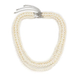 Layered Pearl Choker Necklace Men/Women Beads Necklaces Chain Jewelry