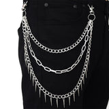 Punk Chain For Jeans Pants Spike Keychains Men Women Egirl eBoy Harajuku Grunge