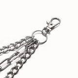 Punk Chain For Jeans Pants Spike Keychains Men Women Egirl eBoy Harajuku Grunge