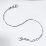 Layered Thin Round Snake Bracelet Stainless Steel Charm Women Bracelets