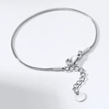 Layered Thin Round Snake Bracelet Stainless Steel Charm Women Bracelets