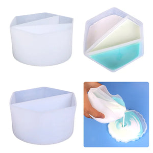 Layered Toning Silicone Cup for Resin Mold Jewelry Making