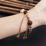 Retro Bohemian Wood Bead Women's Bracelet
