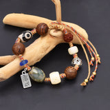 Retro Bohemian Wood Bead Women's Bracelet