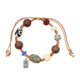 Retro Bohemian Wood Bead Women's Bracelet