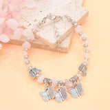 Elephant Charms Women's Beaded Bracelet
