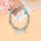 Elephant Charms Women's Beaded Bracelet