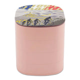 Vintage Retro Bicycle Jewelry Storage Box Double Layer Organizer