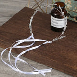 Leaf Bridal Headpiece Ribbon Bangs Hair Loop Hair Piece For Women Wedding