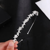 Crystal Bridal Hair Comb Hairpin Rhinestone Hair Hoop
