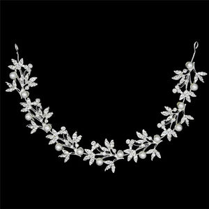 Baroque Bridal Leaf Headband Wedding Hair Accessory
