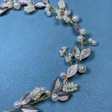 Leaf Headband Bridal Flower Hairbands Crown Headdress