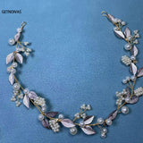 Leaf Headband Bridal Flower Hairbands Crown Headdress