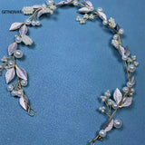 Leaf Headband Bridal Flower Hairbands Crown Headdress