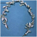 Leaf Headband Bridal Flower Hairbands Crown Headdress