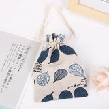 Assorted Leaf Linen Gift Pouches 50 Pack - Jute Packaging Bags