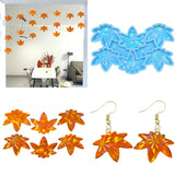 Leaf Ornament Pendant Silicone Mold for DIY
