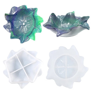 Leaf Plate Epoxy Resin Mold DIY Craft