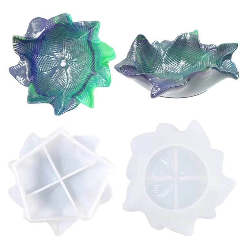 Leaf Plate Epoxy Resin Mold DIY Craft