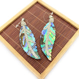 Abalone Shell Charm Natural Pendant DIY Jewelry Accessories