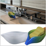 Leaf Shape Soap Box Mold with Drain Mouth Resin Tray Epoxy Mold