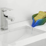 Leaf Shape Soap Box Mold with Drain Mouth Resin Tray Epoxy Mold