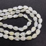 Leaf Shape Shell Beads Mother-of-pearl Necklace Earring DIY Charm