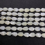 Leaf Shape Shell Beads Mother-of-pearl Necklace Earring DIY Charm
