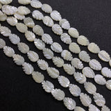 Leaf Shape Shell Beads Mother-of-pearl Necklace Earring DIY Charm
