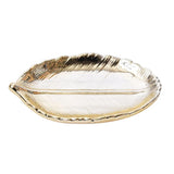 Leaf Shape Jewelry Organizer Tray Holder Case