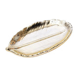 Leaf Shape Jewelry Organizer Tray Holder Case