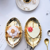 Leaf Shape Jewelry Organizer Tray Holder Case