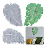 Leaf Shape Epoxy Resin Mold Wall Clock Silicone Mould