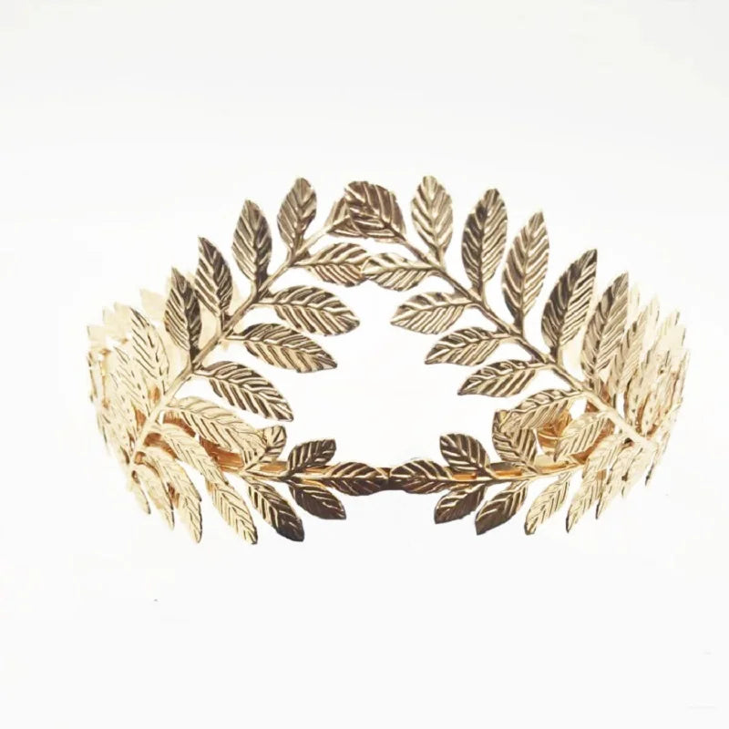 Leaf Style Wedding Party Crown Bridal Tiara Vintage Bride Hair Hoop