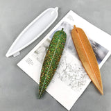 Leaf-shape Cement Incense Tray Silicone Mold for DIY Plaster