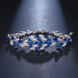 Hollow Exaggerated Zircon Bracelet for Bride