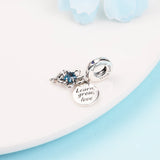 Flower Dangle Beads DIY Jewelry Bracelet Silver 925